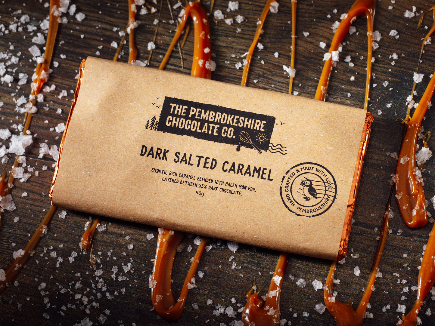 Dark Salted Caramel Bar