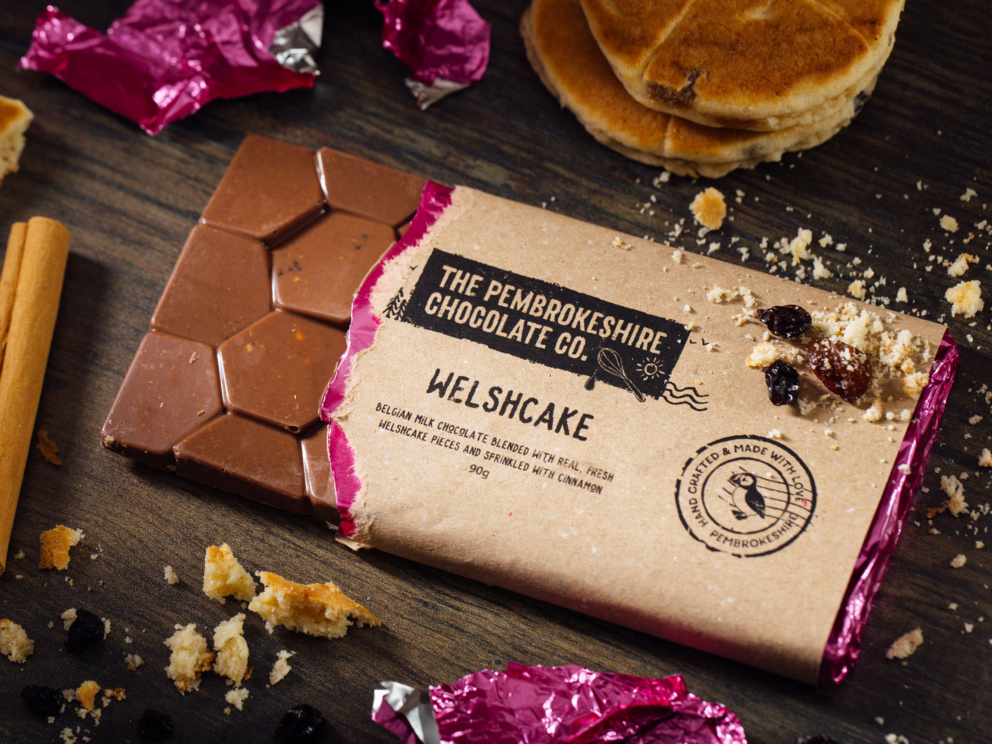 Welshcake & Milk Chocolate Bar